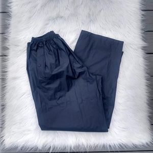 Vintage Army Navy 100% Nylon Navy Blue Hurricane Pants Size XL NWT